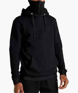 Nuevo estilo de moda personalizado Ninja Hoodie Ultra suave 100% algodón cálido invierno Sherpa bordado liso teñido cremallera-Up ecológico - Product Image 3