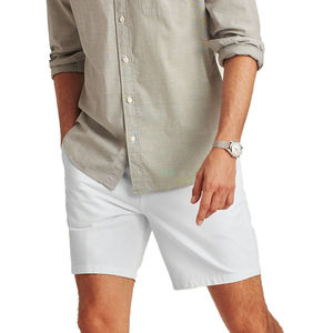 Short de sport d'été pour hommes, en coton uni, taille moyenne, polaire décontracté, taille moyenne, taille personnalisée - Product Image 1