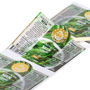 Custom Digitaal Printen Food Label Sticker Zelfklevend Vinyl Waterdicht Logo Safty Frozen Kleefstof Stickers - Product Image 3