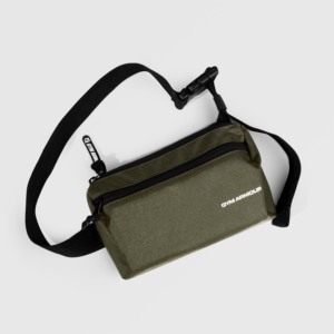 Sac banane vert GA avec doublure en polyester - Product Image 1