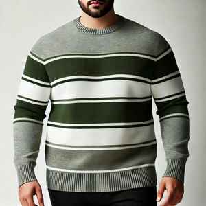 Pulls pour hommes de conception personnalisée très résistants 100% laine Fermeture éclair Broderie Séchage rapide Respirant Grande taille Confortable Nouvelle mode - Product Image 5