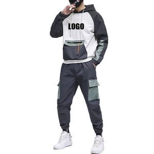 Traje Deportivo Internacional Premium de Outfitize, Ecológico, de Secado Rápido, Transpirable, con Logotipo Frontal Sólido, Ropa de Gimnasio 100% Algodón - Product Image 1