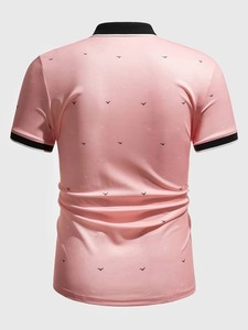 Polo personalizable de algodón y poliéster para hombre, camiseta Polo de golf con logotipo impreso de alta calidad - Product Image 2