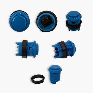 Ensemble de boutons poussoirs pour jeux d'arcade Baolian, 10 boutons en aluminium et plastique, niveau IP65, 3A max. Courant 5V 220V - Livraison Gratuite - Product Image 5