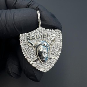 Colgante de Plata 925 con Letra Personalizada y Águila, con Incrustaciones de Moissanita, Estilo Vintage, Unisex, Hip Hop - Product Image 6