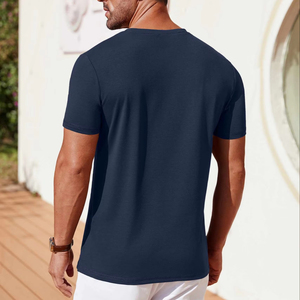 Venta al por mayor bordado Digital 3D impresión personalizada hombres camisetas impresión completa sublimación 100% algodón manga corta ajuste Regular - Product Image 4