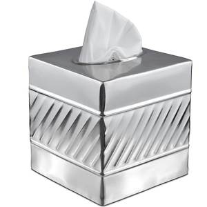 Caja de pañuelos de metal ecológica, caja de pañuelos galvanizada para decoración de mesa de comedor, soporte de almacenamiento de papel para servilletas - Product Image 4