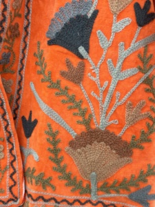 Best Selling Handmade Suzani Embroidery <b>Velvet</b> Winter <b>Jacket</b> <b>Women</b> Short Suzani <b>Jacket</b> Free Size Short Quilted <b>Jacket</b> - Product Image 6