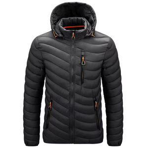 Winter Puffer <b>Jacket</b> for <b>Men</b> Casual Outerwear High Quality Padded Hooded <b>Jacket</b> <b>Men's</b> Wholesale Puffer <b>Jackets</b> - Product Image 3