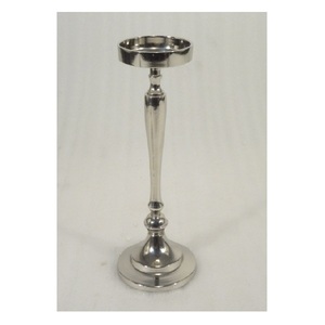 Silver Shining Polished Aluminium Taper <b>Candle</b> Holder <b>Large</b> for Home Restaurant Hotel <b>Candle</b> Light Dinner Decorative - Product Image 1