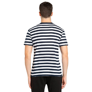 Camiseta ajustada personalizable de la mejor calidad para hombre, camisa de Color sólido, suave y cómoda, a rayas, venta al por mayor - Product Image 3