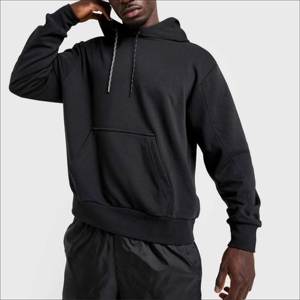 Sweat-shirt à capuche zippé en molleton de coton épais de qualité supérieure, style streetwear oversize, mode décontractée automne - Product Image 1