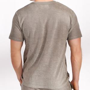 T-shirts pour hommes à manches courtes, t-shirts d'été pour hommes, t-shirt en coton biologique, t-shirt en tissu éponge pour hommes - Product Image 2