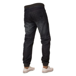 Jeans en denim pour hommes pantalons directs d'usine à la mode taille moyenne Slim Fit Stretch Jeans pour un look urbain décontracté - Product Image 4