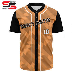 Camisetas de béisbol personalizadas baratas sublimadas de EE. UU. para hombre, uniformes deportivos de béisbol - Product Image 6