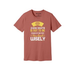 Camiseta informal de algodón 100% con impresión de temas de Buda en 3D, 12 opciones de color, 160-180, colocación de diseño personalizable GSM pesado - Product Image 3