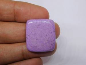 100% คุณภาพสูง Stichtite อัญมณีเกรดธรรมชาติหินหลวมต่ําราคาสีม่วงที่สวยงาม Cabochon เครื่องประดับ Making23*21 มม.23 กะรัต - Product Image 2