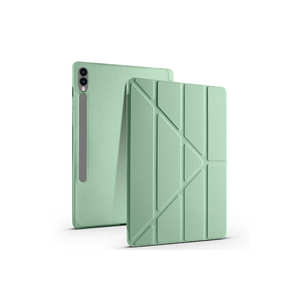 Étui intelligent pliable Netzy pour Samsung Galaxy Tab S9 FE Plus, en PU, avec support pour stylet, noir - Product Image 3