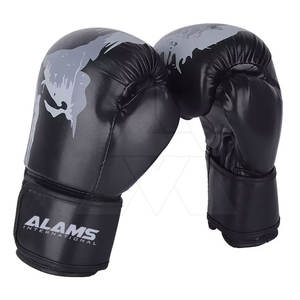 Guantes de Muay Thai de cuero ligero de alta calidad con empuñaduras impermeables Servicios OEM para artes marciales y Equipo de Boxeo - Product Image 1