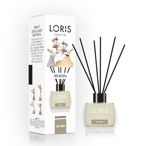120 ML REED DIFUSOR ENCENDEDOR DE AIRE DE LINO SUAVE CON PALO DE FIBRA DE LARGA DURACIÓN DECORATIVO DE ALTA CALIDAD - Product Image 1