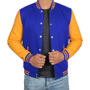 Patchs de broderie personnalisés Letterman de haute qualité veste universitaire pour hommes nouveau design de veste universitaire pour hommes en vente - Product Image 2