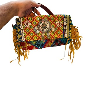 Sac de soirée à bandoulière pour femmes, fabriqué à la main en Inde, sac à bandoulière pour dames, pochette personnalisée de luxe brodée vintage - Product Image 4