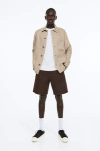 กางเกงขาสั้นผ้าชิโนสำหรับผู้ชายกางเกงขาสั้นผ้าชิโนสำหรับออกกำลังกายเล่นกีฬา100% ลำลองมีโลโก้ออกแบบได้ตามต้องการ - Product Image 2