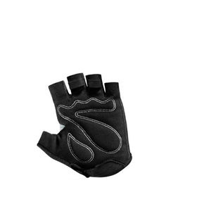 Gants de cyclisme unisexes en néoprène et cuir, logo personnalisé, demi-doigts, équipement de cyclisme - Product Image 5