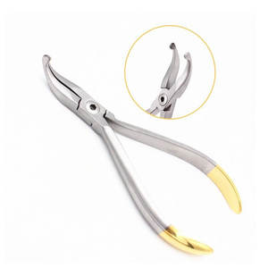 Dental, set, quirúrgico, instrumentos Fórceps de ortodoncia dental Cabeza recta, fórceps de sujeción de alambre de arco Curvo - Product Image 3