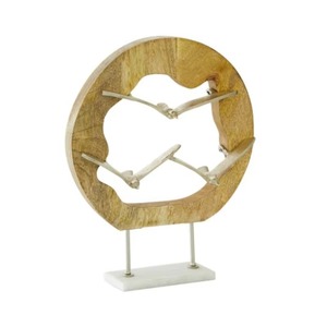 Sculpture en métal élégante de cygne affichage de table décoratif élégant pour la conception artistique de pièce maîtresse d'événement de mariage de bureau à domicile pour - Product Image 6