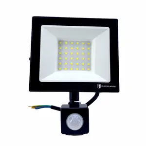 LED Flood Light 50W With Motion Sensor Outdoor Waterproof IP65 LED Floodlight Aluminium Housing High Quality