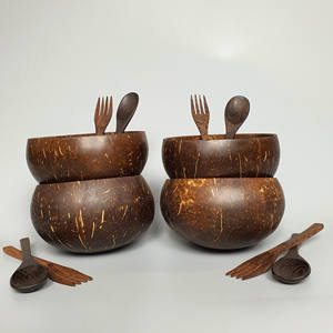 Wholesaler Natural <b>Coconut</b> <b>Shell</b> Bowl and <b>Coconut</b> Spoon / <b>Coconut</b> Salad Bowl From Eco2go Vietnam - Product Image 6