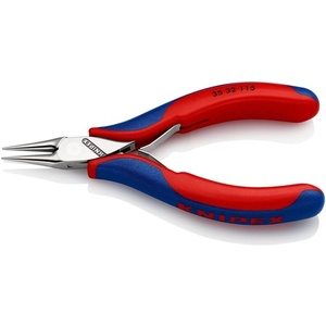 Alicates de agarre para electrónica KNIPEX, 115 mm de longitud total, mandíbulas con punta redonda, forma 3, empuñaduras multicomponentes para pesca - Product Image 4