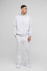 ชุดวอร์มกางเกงมีฮู้ดพิมพ์สกรีนได้ตามต้องการ - Product Image 2