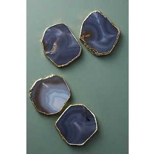 Posavasos de resina de Arte Moderno Accesorios de mesa decorativos hechos a mano - Product Image 2