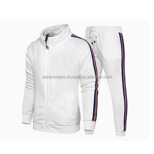 Polyester/coton de qualité supérieure, survêtement à la mode avec logo personnalisé, ensemble deux pièces, survêtements pour hommes et femmes - Product Image 2