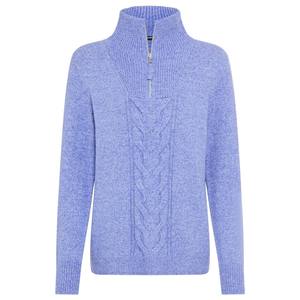 Hot Selling <b>Women</b> Premium Quality Anti-Wrinkle Breathable Winter Autumn Troyer Neck Acrylic Wool Embroidery Casual OEM Service - Product Image 4