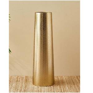 Hot Selling Modern Aluminium <b>Decorative</b> <b>Vase</b> Intricate Etched Patterns for Home Decoration Living Room Bedroom Shelves Tables - Product Image 6