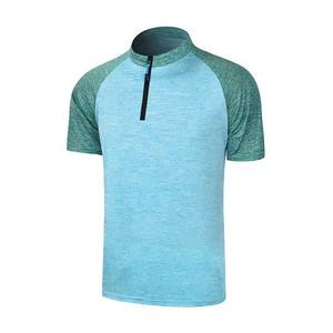 Polos de media cremallera de alta calidad para hombre, cómodos polos de algodón de talla grande, diseño elegante, transpirable y de secado rápido, Polo en contraste - Product Image 4