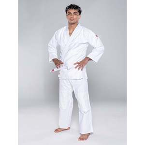 Kimono de BJJ AERO, Diseño Personalizado, Esencial y Duradero, Color Blanco, Poliéster/Algodón, Ropa de Artes Marciales, 420g, Unisex, Corte Holgado - Product Image 5