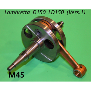 Cigüeñal Completo de 14 mm con Buje de Extremo Pequeño para Lambretta D/LD150 + LD125 (Modelos 1954-1955) para Motocicletas - Product Image 1
