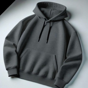 Sweat à capuche classique pour femme, personnalisé, de haute qualité, en tissu gaufré, doublé pour l'hiver, uni, avec logo frontal, poches et polaire légère - Product Image 1