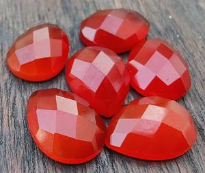 Cabujón en forma de pera suelto de ónix rojo Natural de marca Lavira de alta calidad, parte posterior plana calibrada, certificado por terceros, 9mm, 14mm, 20mm - Product Image 4