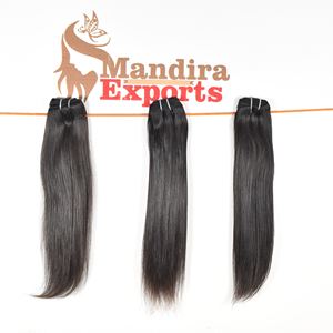 Fabricant de CHEVEUX NON TRAITÉS À DONATEUR UNIQUE Cheveux humains naturels indiens sans produits chimiques Cheveux humains purs et droits du temple - Product Image 3