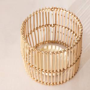 Cheapest Price <b>Rattan</b> <b>Lantern</b> Home Decoration New Trend Woven <b>Rattan</b> Candle Holder Made in Vietnam - Product Image 2