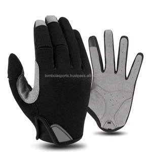 Alta calidad transpirable unisex ajustable montar ciclismo guantes dedo completo bicicleta carreras guantes acolchados - Product Image 3