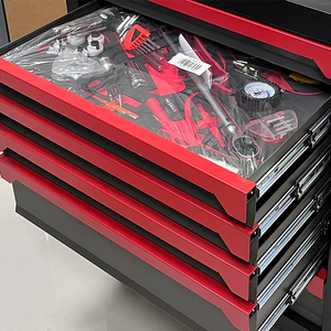Carrello Portautensili Mobile a 7 Cassetti per Autofficina, Armadio Portautensili con Ruote in Acciaio Inox, Cassettiera per Officina - Product Image 6