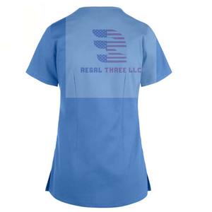 Uniforme de hospital personalizado al por mayor uniformes de enfermería tops de enfermera - Product Image 6