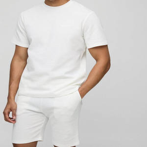 Ensemble short décontracté d'été 2025 pour hommes T-shirt et short respirants Vêtements d'été d'approvisionnement en usine - Product Image 4
