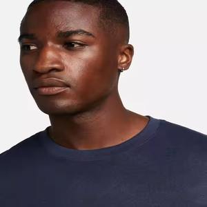 T-shirt pour homme surdimensionné imprimé brodé uni de haute qualité T-shirt pour homme grande taille personnalisé 100% coton lourd - Product Image 3